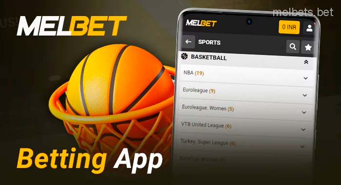 Use Melbet apps for basketball betting