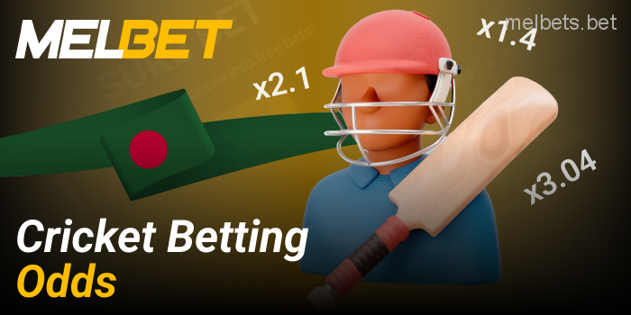 Cricket betting odds at Melbet Bangladesh