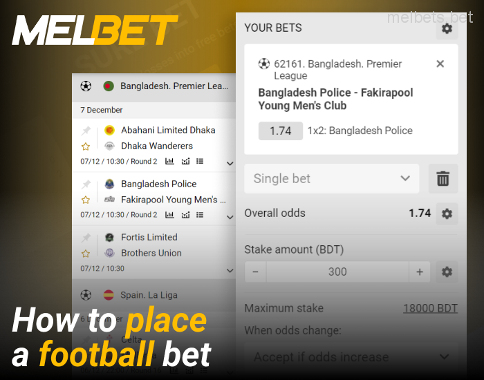 How to bet on soccer Melbet - online betting guide